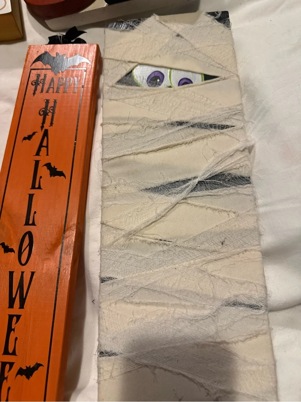 Halloween Home Accent Mix in Orange, Black, White
